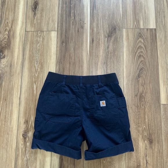 Carhartt womens Navy Blue Shorts size 4 original fit - Picture 4 of 5